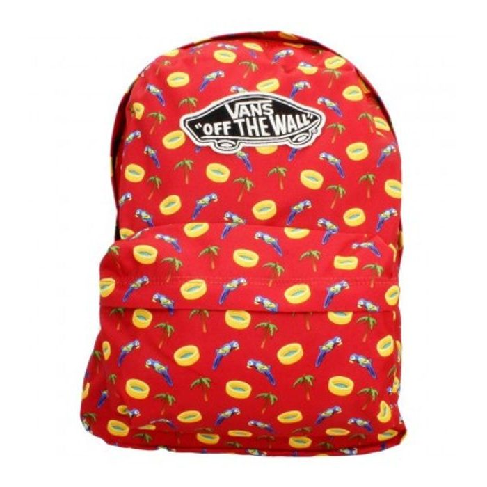 VANS, WM W REALM BACKPACK RACING RED - MĚSTSKÉ BATOHY - BATOHY