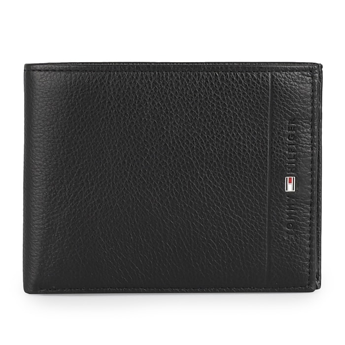 TOMMY HILFIGER, PORTOFEL DE PIELE PENTRU BĂRBAȚI CORE FLAP AM0AM02398 - PORTOFELE BĂRBAȚI - PORTOFELE