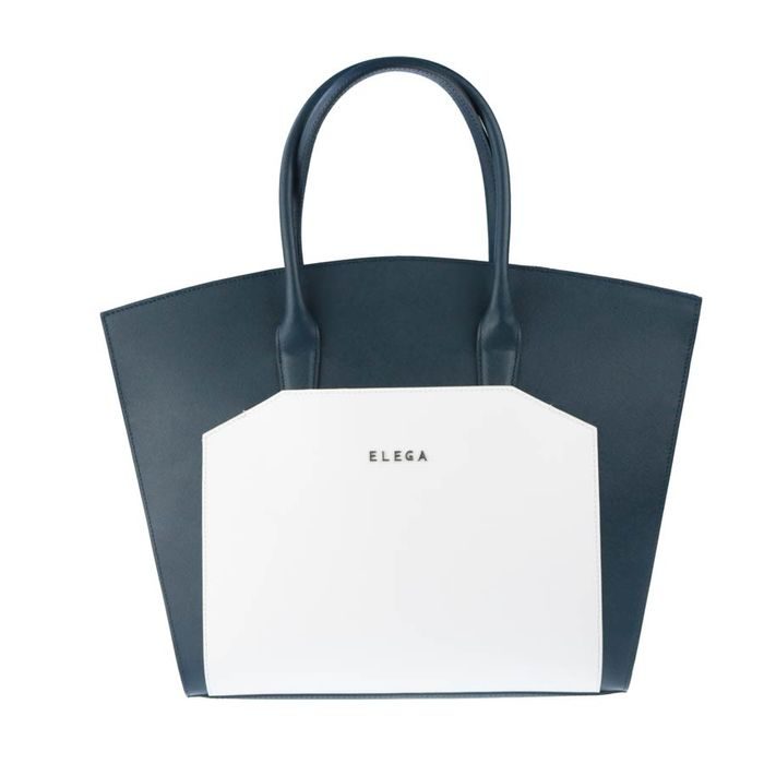 ELEGA, KABELKA SHOPPER ELEGA DAPHNE BAMBI, MODROBÍLÁ - KABELKY DO RUKY - KABELKY