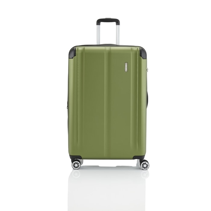 TRAVELITE, CESTOVNÝ KUFOR CITY 4W L GREEN 113/124 L - ŠKRUPINOVÉ KUFRE - CESTOVNÉ  KUFRE A TAŠKY