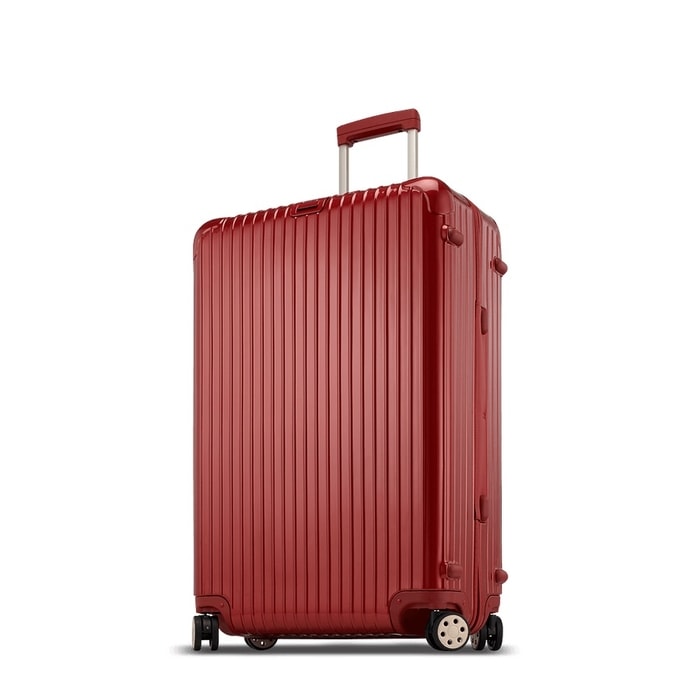 RIMOWA, KUFOR RIMOWA SALSA DELUXE ČERVENÝ, 104L - ŠKRUPINOVÉ KUFRE - CESTOVNÉ  KUFRE A TAŠKY