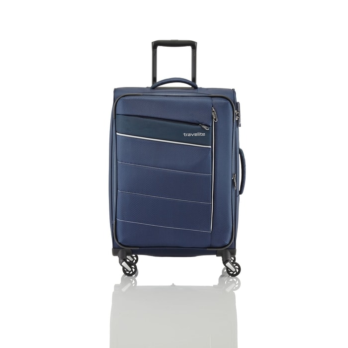 TRAVELITE, CESTOVNÝ KUFOR KITE 4W M NAVY 89948-20 67/77 L - LÁTKOVÉ KUFRE - CESTOVNÉ  KUFRE A TAŠKY