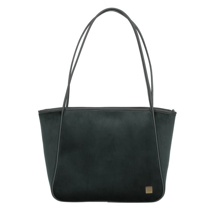 TITAN, DÁMSKÁ SHOPPER KABELKA BARBARA VELVET FOREST GREEN - SHOPPER KABELKY - KABELKY