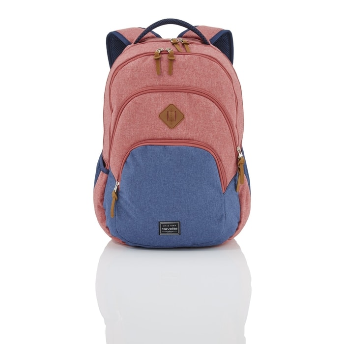 TRAVELITE, MESTSKÝ BATOH BASICS MELANGE RED/NAVY 22 L - BATOHY NA NOTEBOOK - BATOHY