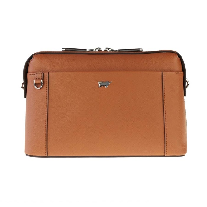 BRAUN BÜFFEL, KOŽENÁ KABELKA BRAUN BÜFFEL 86 OAXACA, ČERNÁ - CROSSBODY KABELKY - KABELKY