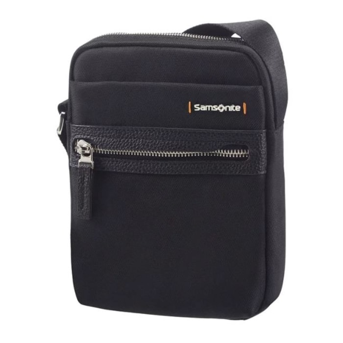 SAMSONITE, PÁNSKÁ TAŠKA PŘES RAMENO HIP-CLASS 79D-001, ČERNÁ - TAŠKY PŘES RAMENO - PÁNSKÉ TAŠKY