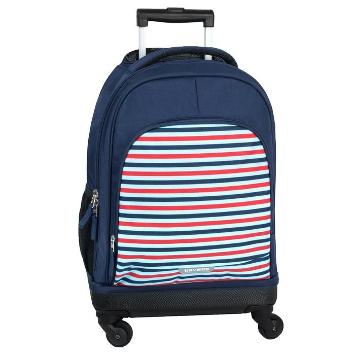 TRAVELITE, DĚTSKÝ CESTOVNÍ KUFR MINI-TRIP 4W S STRIPES 32 L - DĚTSKÁ ZAVAZADLA - CESTOVNÍ KUFRY A TAŠKY