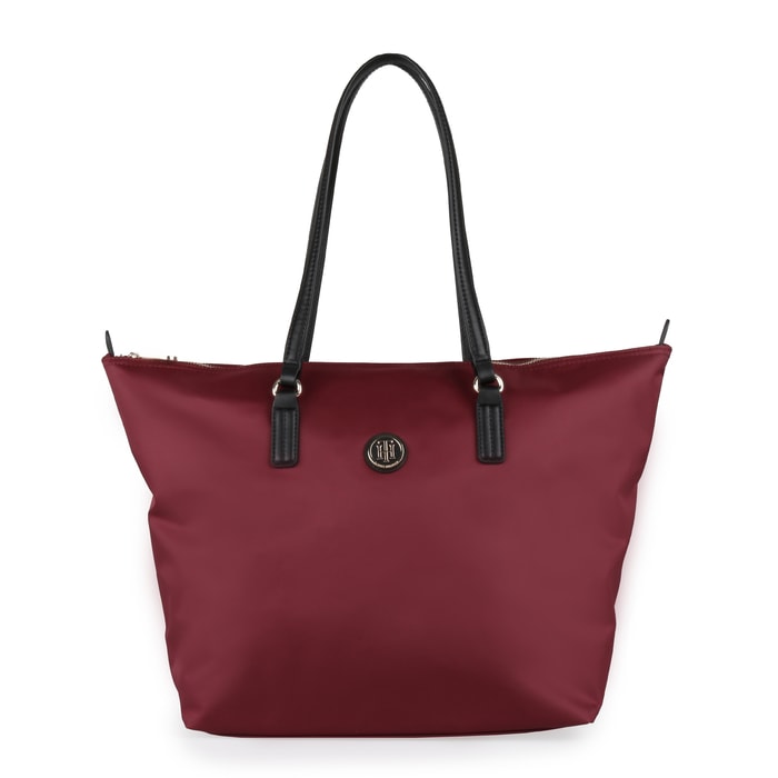 TOMMY HILFIGER, DÁMSKÁ SHOPPER KABELKA POPPY TOTE SOLID AW0AW07292 - KABELKY CEZ RAMENO - KABELKY