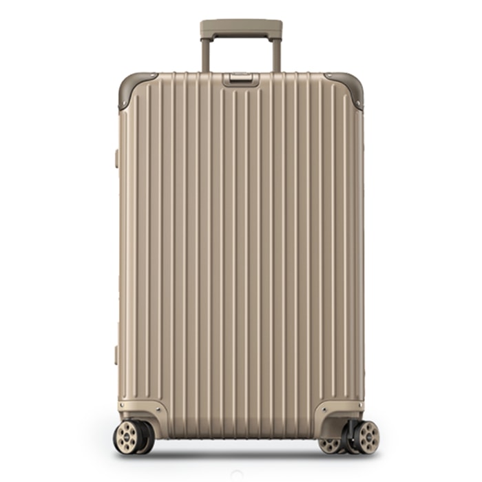 RIMOWA, KUFOR RIMOWA 78,0 L TOPAS TITANIUM E-TAG - ŠKRUPINOVÉ KUFRE - CESTOVNÉ  KUFRE A TAŠKY