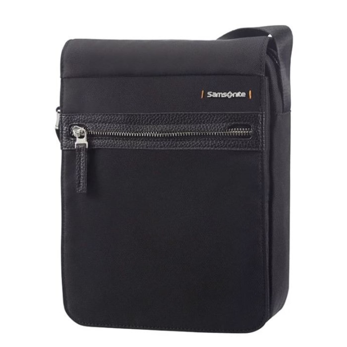 SAMSONITE, GEANTĂ DE UMĂR PENTRU BĂRBAȚI 9,7" HIP-CLASS 79D-004, NEAGRĂ - GENȚI DE UMĂR - GENȚI BĂRBAȚI