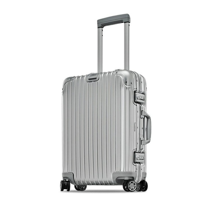 RIMOWA, CESTOVNÝ KUFOR RIMOWA TOPAS STRIEBORNÝ 32 L - PRÍRUČNÁ BATOŽINA - CESTOVNÉ  KUFRE A TAŠKY