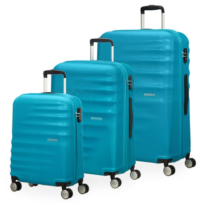 AMERICAN TOURISTER, SADA KUFROV WAVEBREAKER S+M+L 15G 36/64/96 L - SADY CESTOVNÝCH KUFROV - CESTOVNÉ  KUFRE A TAŠKY