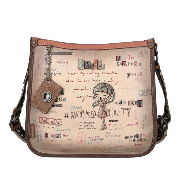 ANEKKE, DÁMSKÁ KABELKA PŘES RAMENO CITY 33843-153 - CROSSBODY KABELKY - KABELKY