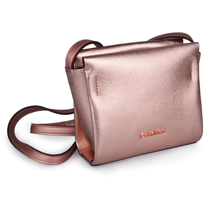 CALVIN KLEIN, KABELKA MINI CROSSBODY K60K603649 609, METALICKY RŮŽOVÁ - CROSSBODY KABELKY - KABELKY