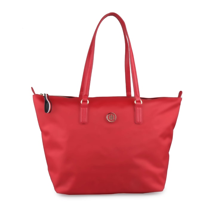 TOMMY HILFIGER, DÁMSKÁ SHOPPER KABELKA POPPY AW0AW05406 - KABELKY CEZ RAMENO - KABELKY