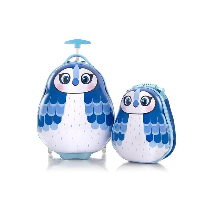 HEYS, SET DE RUCSAC ȘI VALIZĂ PENTRU CABINĂ TRAVEL TOTS KIDS BLUE JAY - GENȚI DE COPII - TROLERE ȘI GENȚI DE VOIAJ