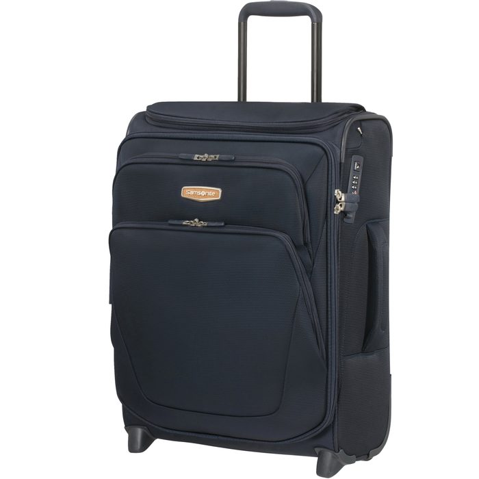 SAMSONITE, KABÍNOVÝ CESTOVNÝ KUFOR SPARK SNG ECO S UPRIGHT EXP TOPPOCKET  48,5/57 L - PRÍRUČNÁ BATOŽINA - CESTOVNÉ  KUFRE A TAŠKY