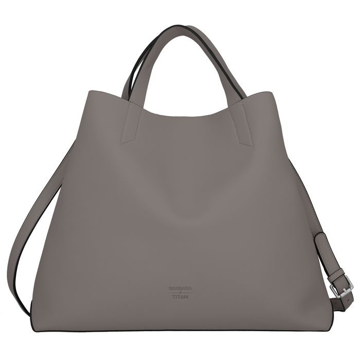 TITAN, DÁMSKÁ KABELKA PŘES RAMENO BARBARA PURE HANDBAG GREY - KABELKY PŘES RAMENO - KABELKY