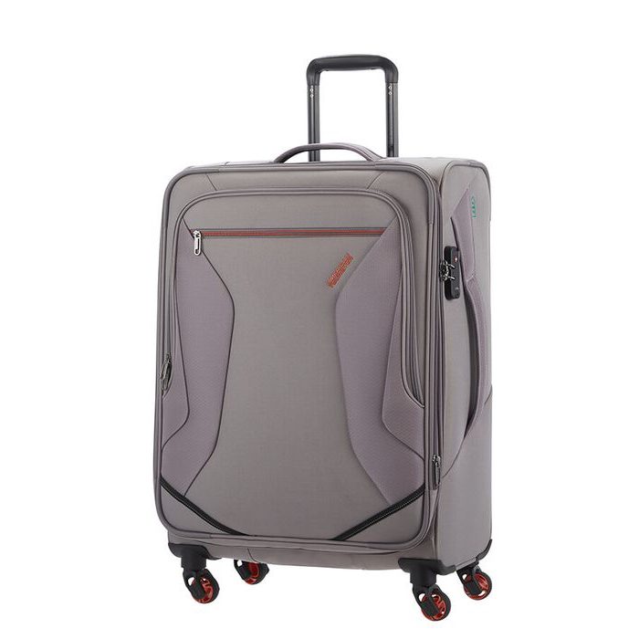 AMERICAN TOURISTER, CESTOVNÍ KUFR ECO WANDERER SPINNER 83G 73,5/81 L - LÁTKOVÉ KUFRY - CESTOVNÍ KUFRY A TAŠKY