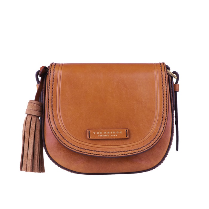 THE BRIDGE, MENŠÍ KOŽENÁ MESSENGER KABELKA THE BRIDGE, KOŇAKOVÁ - CROSSBODY KABELKY - KABELKY