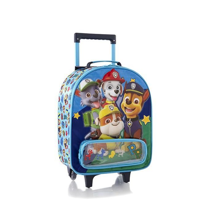 HEYS, DETSKÝ TEXTILNÝ KABÍNOVÝ KUFOR SOFT PAW PATROL BLUE 21 L - DETSKÁ BATOŽINA - CESTOVNÉ  KUFRE A TAŠKY