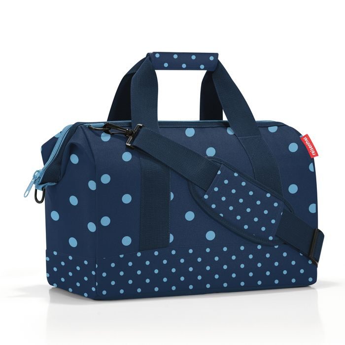 REISENTHEL, CESTOVNÍ TAŠKA ALLROUNDER M MIXED DOTS BLUE 18 L - CESTOVNÍ TAŠKY - CESTOVNÍ KUFRY A TAŠKY