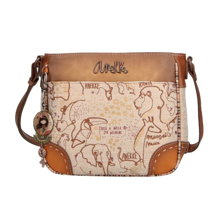 ANEKKE, DÁMSKA KABELKA CEZ RAMENO KENYA  SAFARI 32722-03-012 - CROSSBODY KABELKY - KABELKY