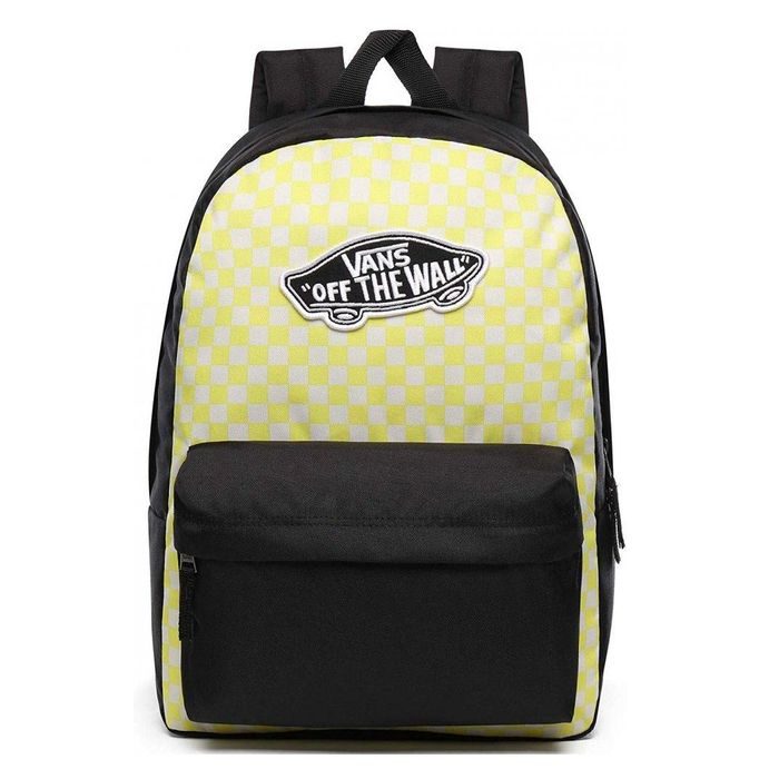 VANS, MĚSTSKÝ BATOH REALM LEMON TONIC CHECKERBOARD 27 L - MĚSTSKÉ BATOHY - BATOHY