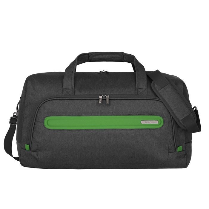 TRAVELITE, CESTOVNÍ TAŠKA MADEIRA DUFFLE ANTHRACITE/GREEN 45 L - CESTOVNÍ TAŠKY - CESTOVNÍ KUFRY A TAŠKY