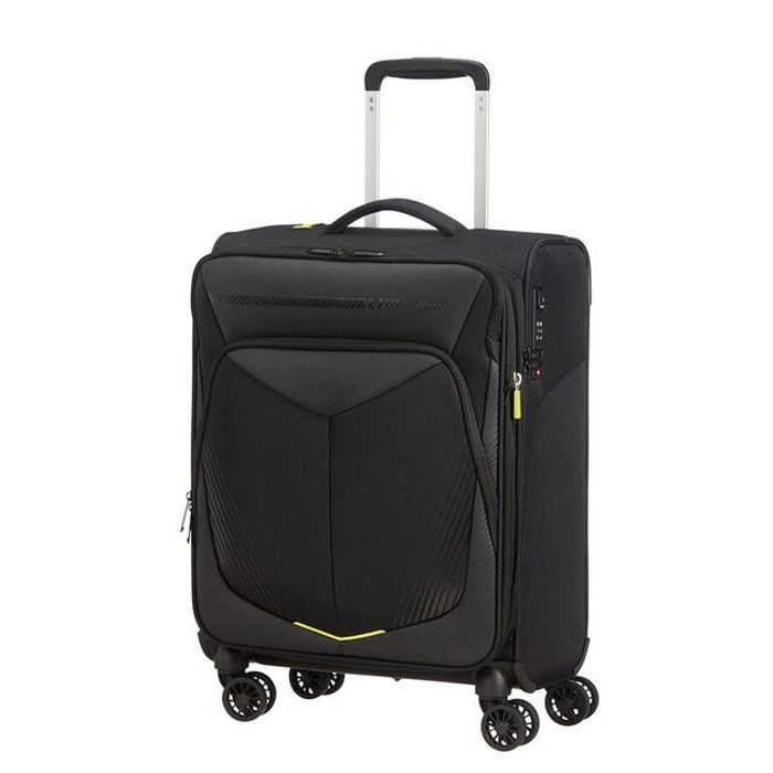 AMERICAN TOURISTER, KABINOVÝ CESTOVNÍ KUFR SUMMERFUNK CARBON EXP 43/46 L - PŘÍRUČNÍ ZAVAZADLA - CESTOVNÍ KUFRY A TAŠKY