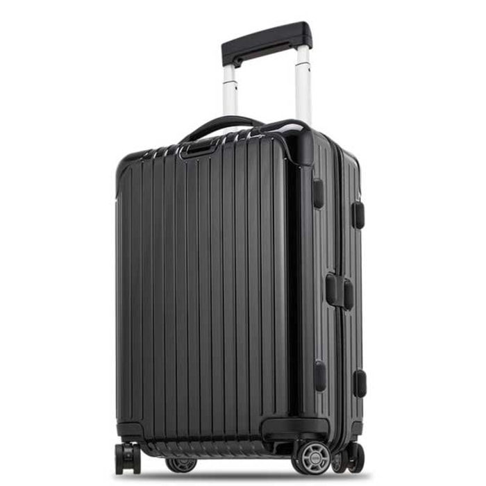 RIMOWA, KABINOVÝ KUFR RIMOWA  55 SALSA DELUXE, ČERNÁ - PRÍRUČNÁ BATOŽINA - CESTOVNÉ  KUFRE A TAŠKY