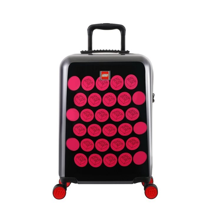 LEGO, KABINOVÝ CESTOVNÍ KUFR COLOURBOX BRICK DOTS 40 L ČERNÝ - PŘÍRUČNÍ ZAVAZADLA - CESTOVNÍ KUFRY A TAŠKY