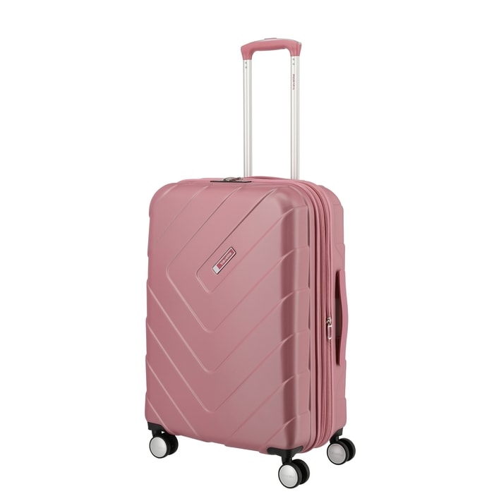 TRAVELITE, ŠKRUPINOVÝ CESTOVNÝ KUFOR KALISTO M ROSE 70/80 L - ŠKRUPINOVÉ KUFRE - CESTOVNÉ  KUFRE A TAŠKY