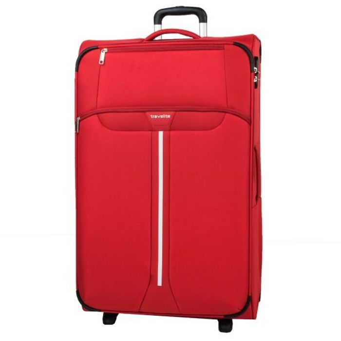 TRAVELITE, LÁTKOVÝ CESTOVNÍ KUFR SPEEDLINE 2W L RED 95 L - LÁTKOVÉ KUFRY - CESTOVNÍ KUFRY A TAŠKY