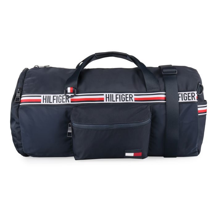 TOMMY HILFIGER, SPORTOVNÍ TAŠKA A BATOH 2V1 TOMMY DUFFLE AM0AM04636 - CESTOVNÍ TAŠKY - CESTOVNÍ KUFRY A TAŠKY