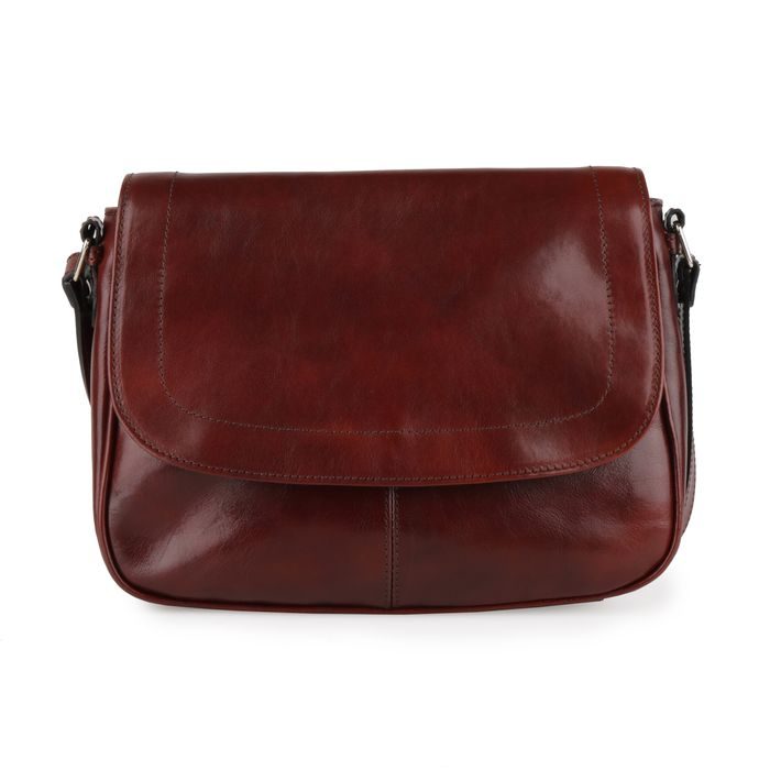 SNĚŽKA NÁCHOD, DÁMSKA KOŽENÁ CROSSBODY KABELKA 5107 - CROSSBODY KABELKY - KABELKY