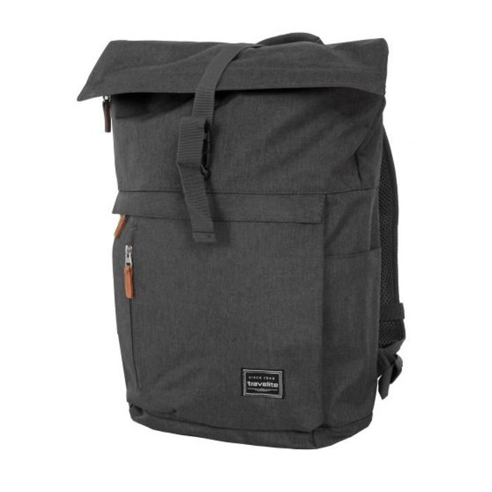 TRAVELITE, MĚSTSKÝ BATOH BASICS ROLL-UP ANTHRACITE 35 L - MĚSTSKÉ BATOHY - BATOHY