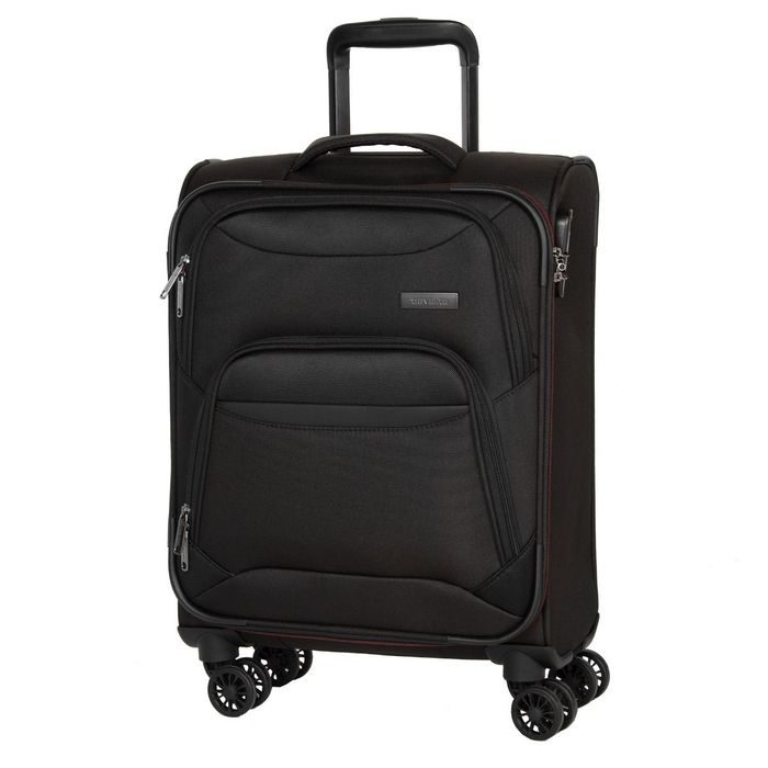 TRAVELITE, KABINOVÝ CESTOVNÍ KUFR KENDO 4W S BLACK 33 L - PŘÍRUČNÍ ZAVAZADLA - CESTOVNÍ KUFRY A TAŠKY