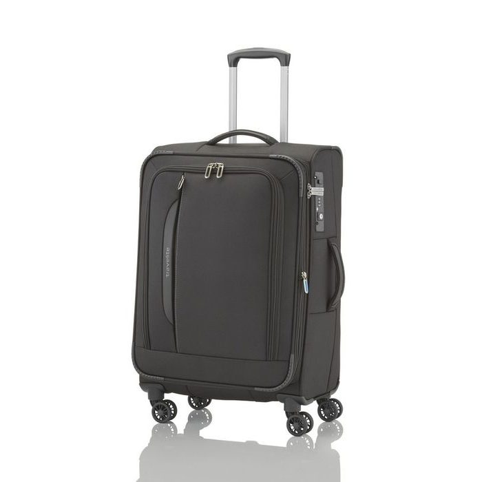 TRAVELITE, CESTOVNÍ KUFR CROSSLITE 4W TROLLEY 69/80 L - LÁTKOVÉ KUFRY - CESTOVNÍ KUFRY A TAŠKY