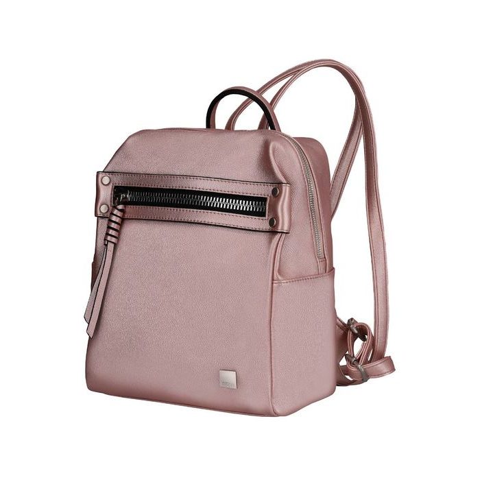 TITAN, DÁMSKÝ BATOH SPOTLIGHT ZIP METALLIC PINK 11 L - DÁMSKÉ BATOHY - BATOHY