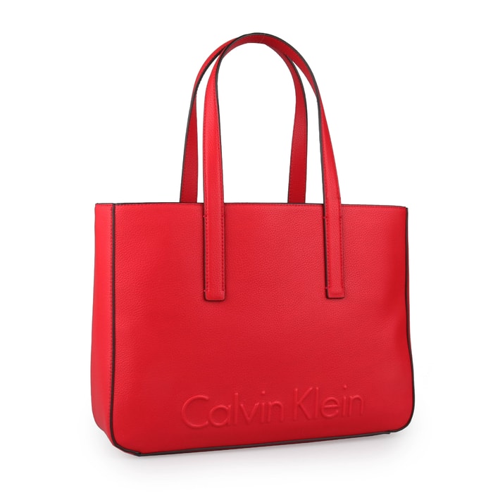 CALVIN KLEIN, DÁMSKÁ KABELKA EDGE MEDIUM K60K603986 - KABELKY DO RUKY - KABELKY