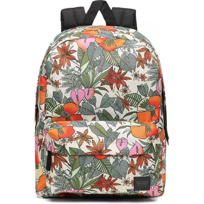 VANS, DÁMSKY BATOH VANS DEANA III MULTI TROPIC MARSHMALLOW 22 L - DÁMSKE BATOHY - BATOHY