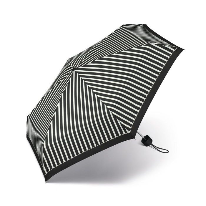 PIERRE CARDIN, SKLADACÍ DÁŽDNIK PETITO BLACK & WHITE VERTICAL STRIPES 82376 - DÁŽDNIKY - DOPLNKY