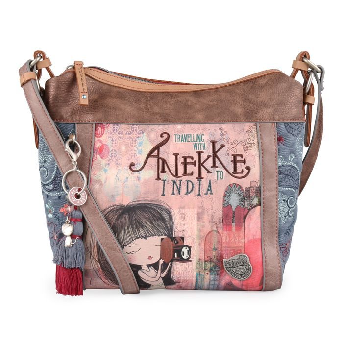 ANEKKE, DÁMSKÁ CROSSBODY KABELKA INDIA  28872-07 - KABELKY PŘES RAMENO - KABELKY