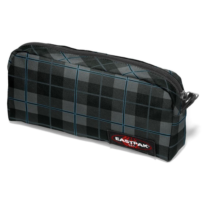 EASTPAK, POUZDRO NA PSACÍ POTŘEBY PENCIL L SINGLE UNICHECKS BLACK EK34764B - POUZDRA NA TUŽKY - DOPLŇKY