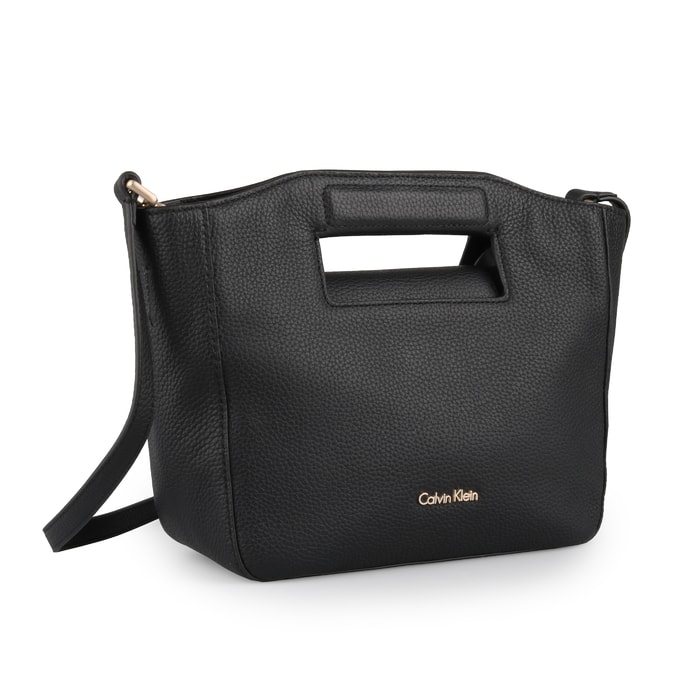 CALVIN KLEIN, DÁMSKÁ KOŽENÁ CROSSBODY KABELKA CARRYALL MINI GRAB K60K603845 - CROSSBODY KABELKY - KABELKY