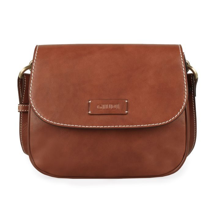 GIUDI, GEANTĂ CROSSBODY DIN PIELE PENTRU DAMĂ 11514 / VCR - GENȚI CROSSBODY - GENȚI