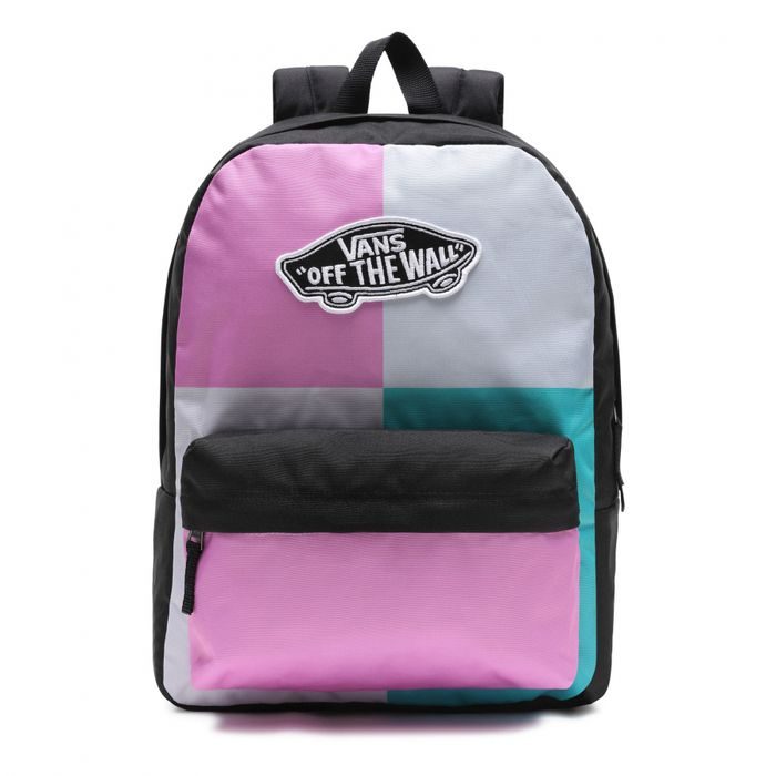 VANS, MĚSTSKÝ BATOH REALM ORCHID PATCHWORK 22 L - MĚSTSKÉ BATOHY - BATOHY