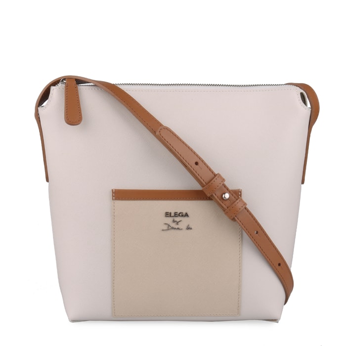 ELEGA BY DANA M, DÁMSKÁ KOŽENÁ CROSSBODY KABELKA EUPHORIA 69306-625 - CROSSBODY KABELKY - KABELKY