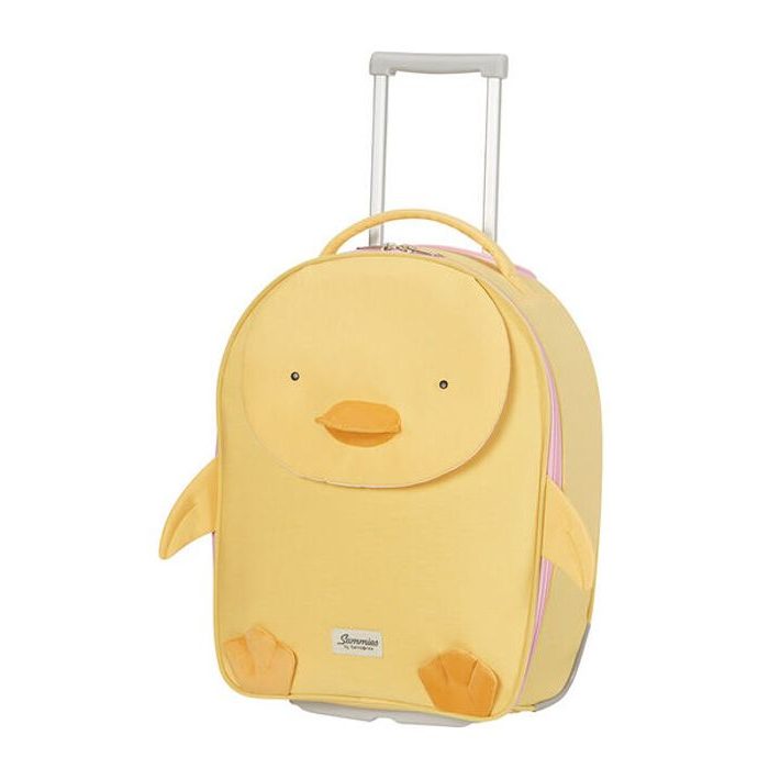 SAMSONITE, DĚTSKÝ CESTOVNÍ KUFR HAPPY SAMMIES ECO UPRIGHT DUCK DODIE 23 L - DĚTSKÁ ZAVAZADLA - CESTOVNÍ KUFRY A TAŠKY